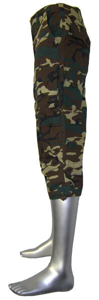 PANTALON COMBAT PIRATA CAMUFLAJE VERDE